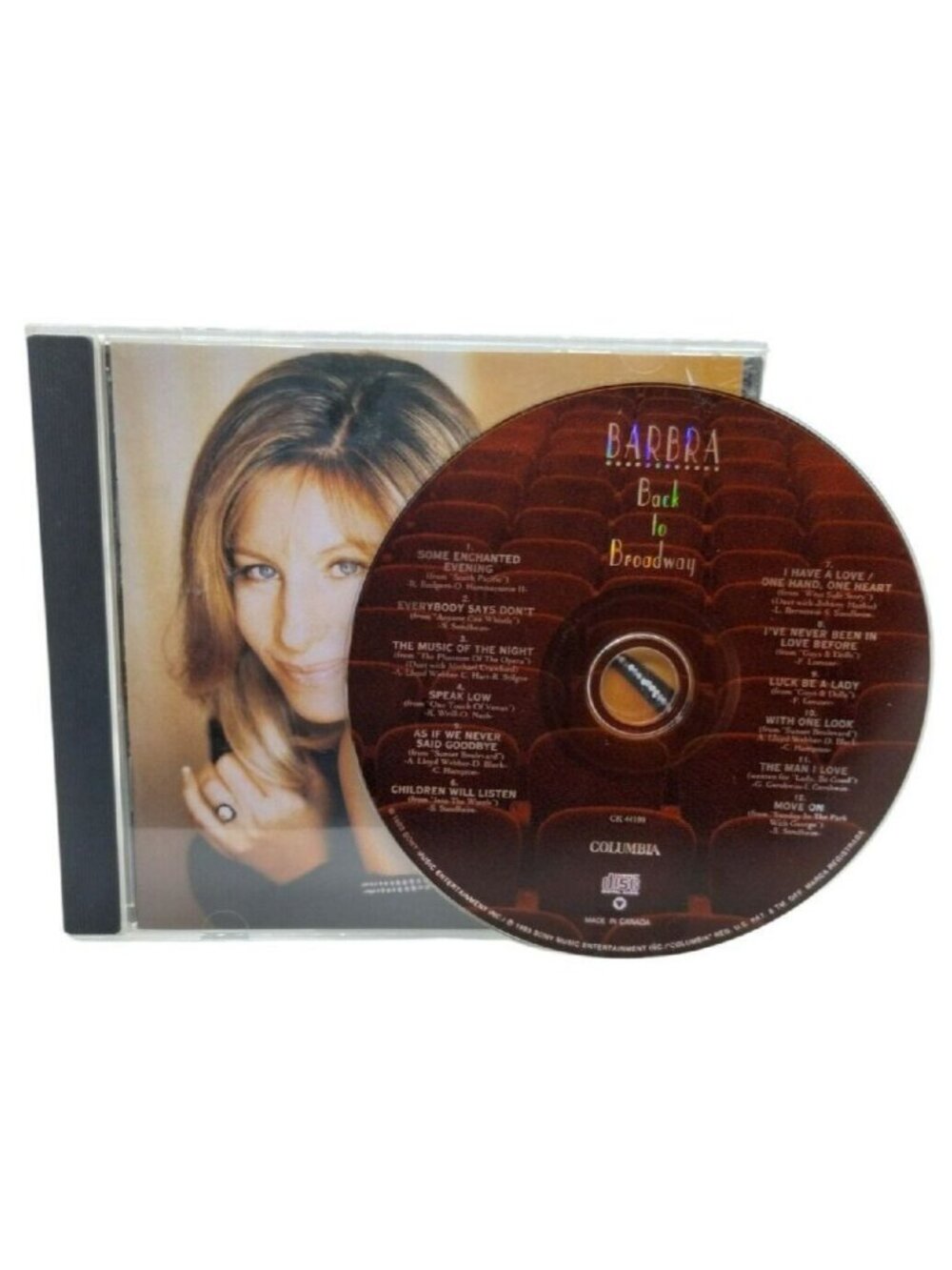 Barbra Streisand Back to Broadway Musical Show Tunes Easy Listening Columbia